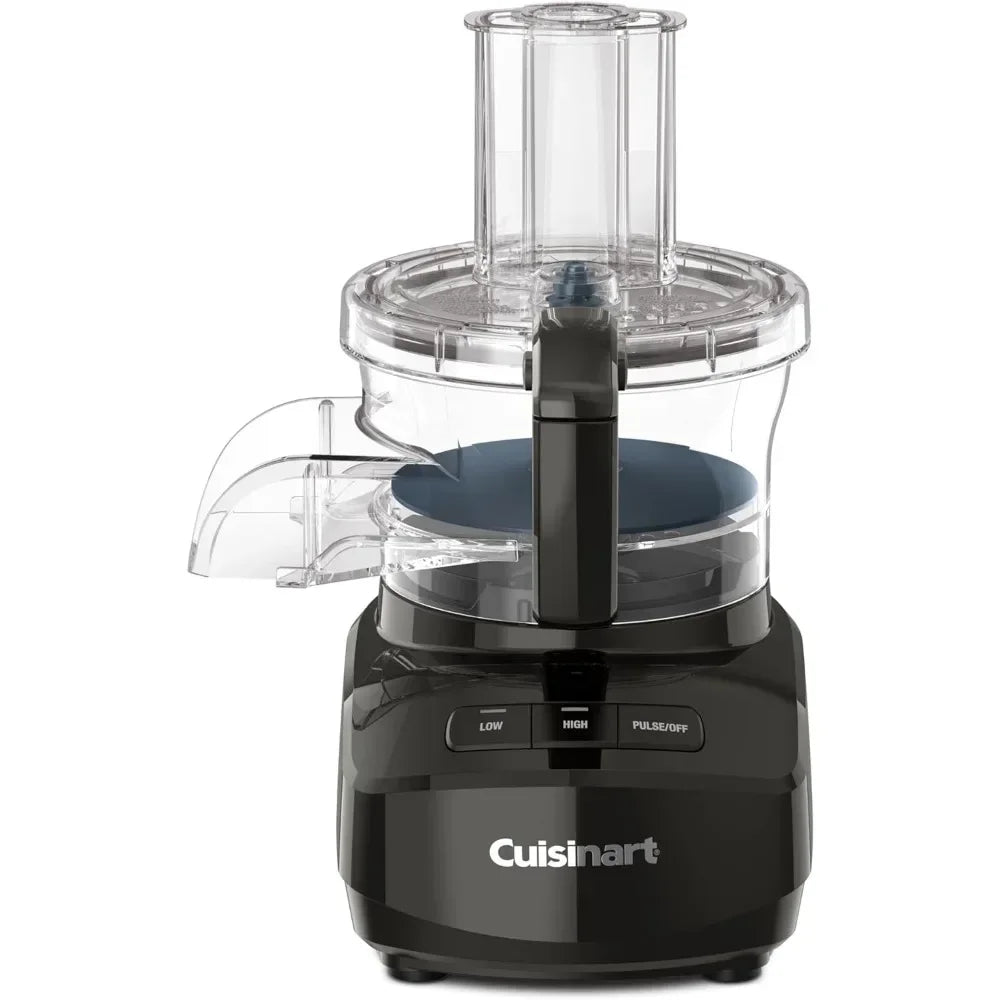 SAT 9-Cup Continuous Feed Food Processor with Fine and Medium Reversible Shredding and Slicing Disc, Universal Blade, Household