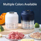 250Ml Mini Wireless USB Rechargeable Electric Vegetable Chopper Garlic Crusher Food Chopper for Kitchen Gadgets for Garlic