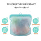Silicone Reusable Food Bag 1 Piece 1500Ml 50Oz Leakproof Containers Reusable Fresh Bag Food Storage Bag Freezer Bag Snack