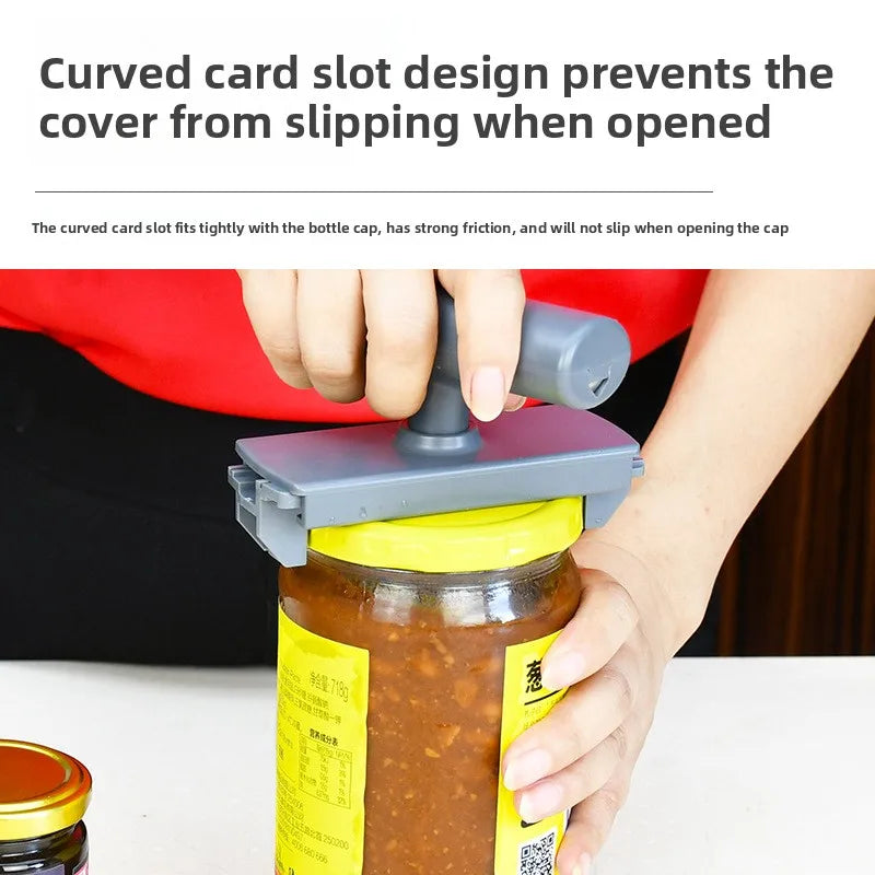 Labor-Saving Lid Opener Artifact, Household Three-In-One Bottle Opener, Can Opener, Glass Can Lid, Beer Cap Opener Grip