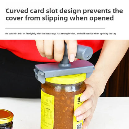 Labor-Saving Lid Opener Artifact, Household Three-In-One Bottle Opener, Can Opener, Glass Can Lid, Beer Cap Opener Grip