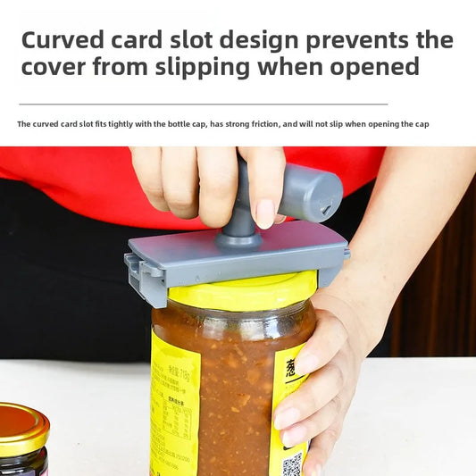 Labor-Saving Lid Opener Artifact, Household Three-In-One Bottle Opener, Can Opener, Glass Can Lid, Beer Cap Opener Grip