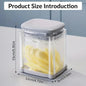 French Fry Cutter 4-In-1 Is Suitable for French Fries, Onion Food Chopper and Apple Slicer Manual Vegetable Cutter with 4 Blades