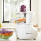 SAT 9-Cup Continuous Feed Food Processor with Fine and Medium Reversible Shredding and Slicing Disc, Universal Blade, Household
