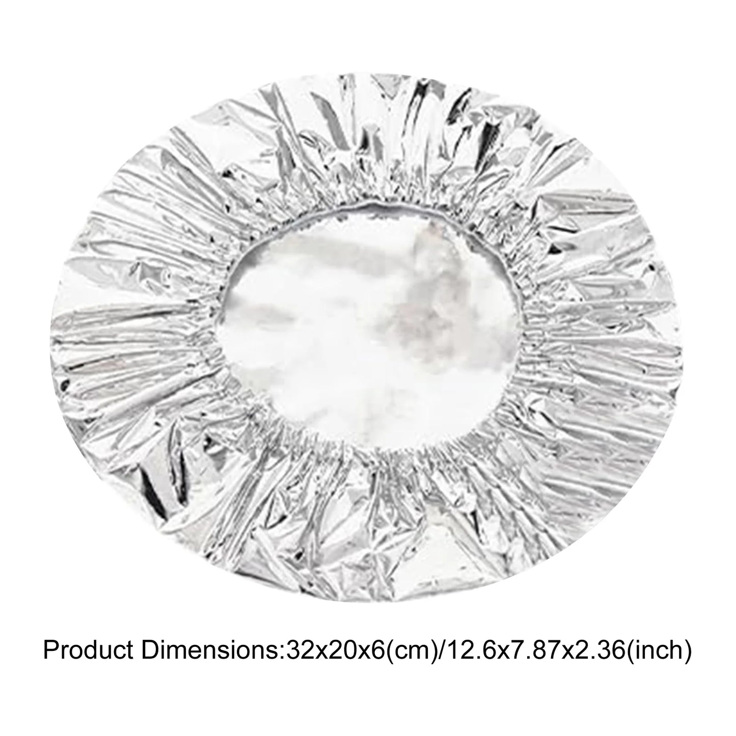 30/60/90PCS Aluminum Foil Food Covers Reusable Heat Retaining Covers Heat Shield Lids for Meal Prep Baking and Food Storage
