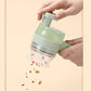4 in 1 Electric Vegetable Cutter Food Peel Slicer Handheld Wireless Garlic Masher Food Chopper Meat Grinder Home Kitchen Mincer