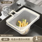 Kitchen Sink Filter Rack Suction Cup Iron Drain Filter Screen Household Strong Load-Bearing Foldable Upright