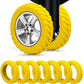 1/24Pcs Thicken Texture Silicone Wheels Protector for Luggage Reduce Noise Travel Luggage Wheels Cover Luggage Accessories