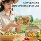 Leakproof Salad Jar, Vertical Layering Plastic Salad Jars, Lunch Box Container, Leakproof Fresh Transparent Food Container