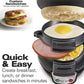 3 in 1 Breakfast Maker Hamburger Sandwich Steak Cooker for Home Automatic Temperature Control Dishwasher Safe Black