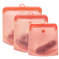 Silicone Reusable Food Bag 1 Piece 1500Ml 50Oz Leakproof Containers Reusable Fresh Bag Food Storage Bag Freezer Bag Snack