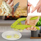 Garlic Press 2 in 1 Garlic Press Garlic Mincer Chopper Crushing Garlic Mincer and Slicer Garlic Crusher Tool Kitchen Gadgets