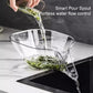 Multi-Functional Drain Basket, Wet/Dry Separation Sink Colander with No-Slip Design, Fruit Cleaning Bowl with Strainer Container