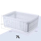 Refrigerator Organizer Fridge Storage Box Fresh Vegetable Fruit Boxes Drain Basket Storage Containers Pantry Kitchen Organizer