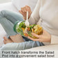 Leakproof Salad Jar, Vertical Layering Plastic Salad Jars, Lunch Box Container, Leakproof Fresh Transparent Food Container