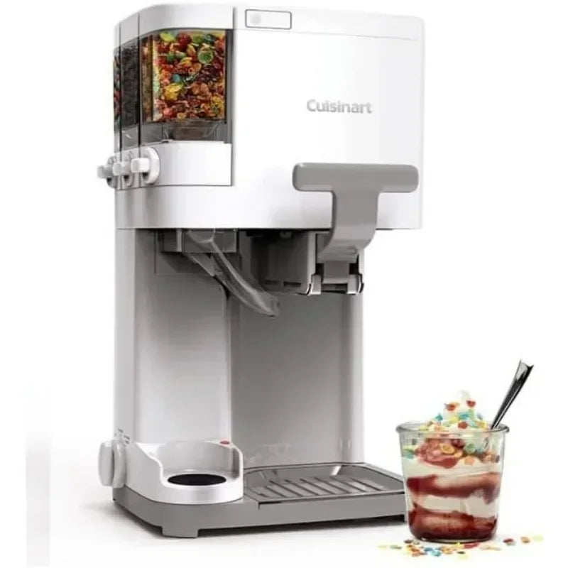 -Soft Serve Ice Cream Machine- Mix It in Ice Cream Maker for Frozen Yogurt, Sorbet, Gelato, Drinks 1.5 Quart