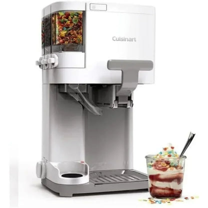 -Soft Serve Ice Cream Machine- Mix It in Ice Cream Maker for Frozen Yogurt, Sorbet, Gelato, Drinks 1.5 Quart