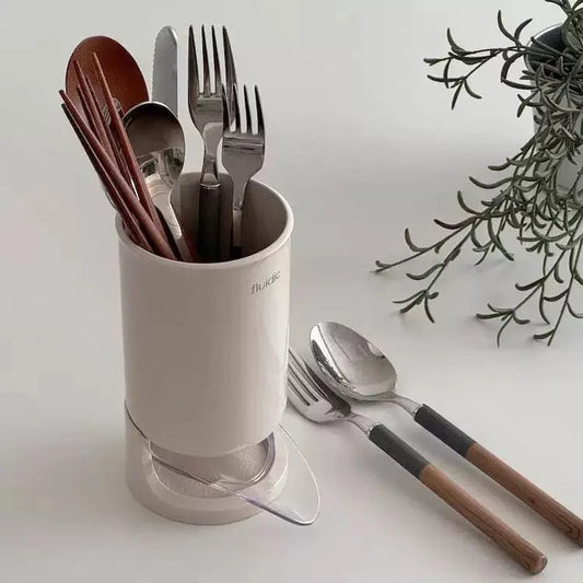 Home Kitchen Chopstick Drain Rack, Stylish Multifunctional Countertop Storage Organizer