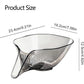Multi-Functional Drain Basket, Wet/Dry Separation Sink Colander with No-Slip Design, Fruit Cleaning Bowl with Strainer Container