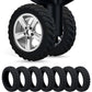 1/24Pcs Thicken Texture Silicone Wheels Protector for Luggage Reduce Noise Travel Luggage Wheels Cover Luggage Accessories