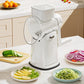 Multi-Function Vegetable Cutter 10 in 1 Rotary Cheese Grater Shredder Mandoline Slicer Waffle Cutter Nut Chopper for Home