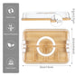 Deli Platters with Transparent Lids, Portable Travel Cheese Platters, Kitchen Chopping Boards, Housewarming Gifts for Women