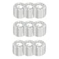 30/60/90PCS Aluminum Foil Food Covers Reusable Heat Retaining Covers Heat Shield Lids for Meal Prep Baking and Food Storage