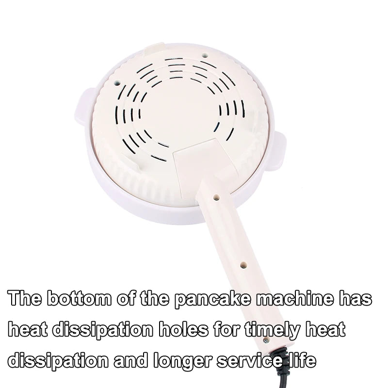Mini Automatic Electric Crepe Maker Spring Cake Pie Cooker Non-Stick Pizza Griddle Pancake Pan Pot Baking Grill Cooking Plate EU
