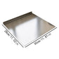 Steel Cutting Board with Counter Lip Stainless Steel Large Non-Slip Chopping Tool Countertop Cutting Board for Raw Cooked Bread