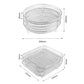 3 Layer Air Fryer Grille Suitable for Air Fryers Oven Grill Stainless Steel Stackable Grill Kitchen Utensils Cook Multiple Foods