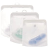 Silicone Reusable Food Bag 1 Piece 1500Ml 50Oz Leakproof Containers Reusable Fresh Bag Food Storage Bag Freezer Bag Snack