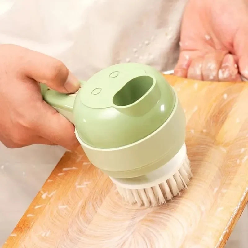 4In1 Electric Vegetable Cutter Set Handheld Wireless Electric Garlic Masher Food Chopper Meat Grinder Machine Food Peel Slice