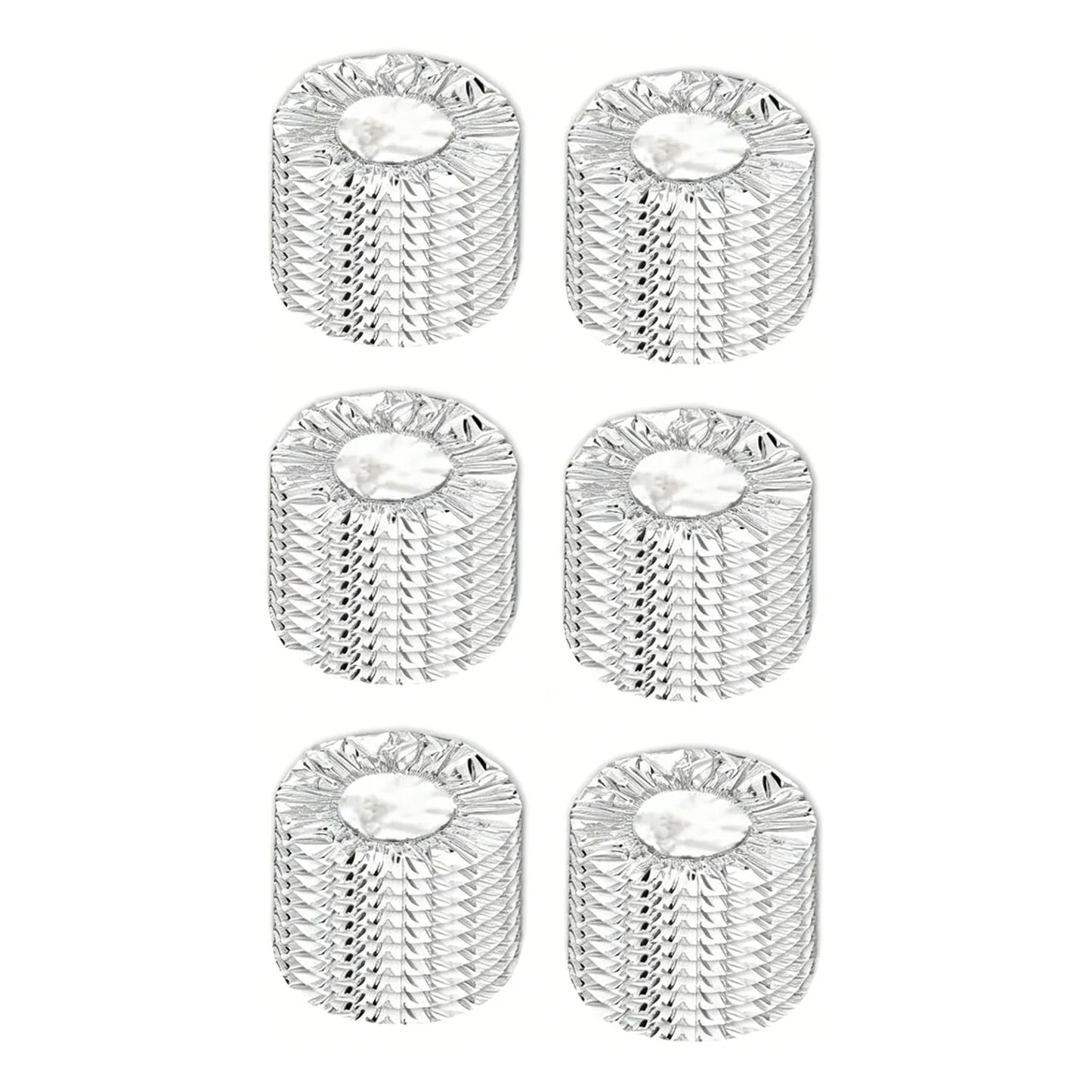 30/60/90PCS Aluminum Foil Food Covers Reusable Heat Retaining Covers Heat Shield Lids for Meal Prep Baking and Food Storage