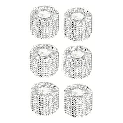 30/60/90PCS Aluminum Foil Food Covers Reusable Heat Retaining Covers Heat Shield Lids for Meal Prep Baking and Food Storage