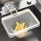 Kitchen Sink Filter Rack Suction Cup Iron Drain Filter Screen Household Strong Load-Bearing Foldable Upright