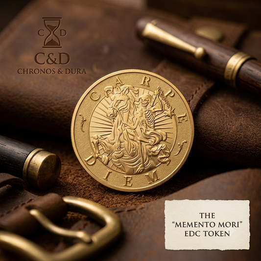 The "Memento Mori" Luxury Challenge Coin – Premium Carpe Diem EDC Token