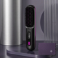 Wireless 2-in-1 Hair Straightener & Curler – Portable Negative Ion Straightening Comb