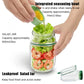 Leakproof Salad Jar, Vertical Layering Plastic Salad Jars, Lunch Box Container, Leakproof Fresh Transparent Food Container