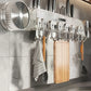 No-Drill Hook Knife Holder Kitchen Wall-Mounted Multi-Functional Spatula Holder and Knife Rack