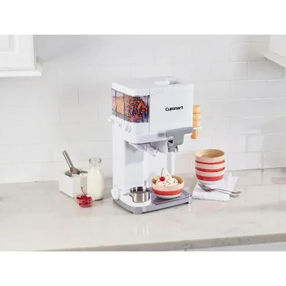 -Soft Serve Ice Cream Machine- Mix It in Ice Cream Maker for Frozen Yogurt, Sorbet, Gelato, Drinks 1.5 Quart