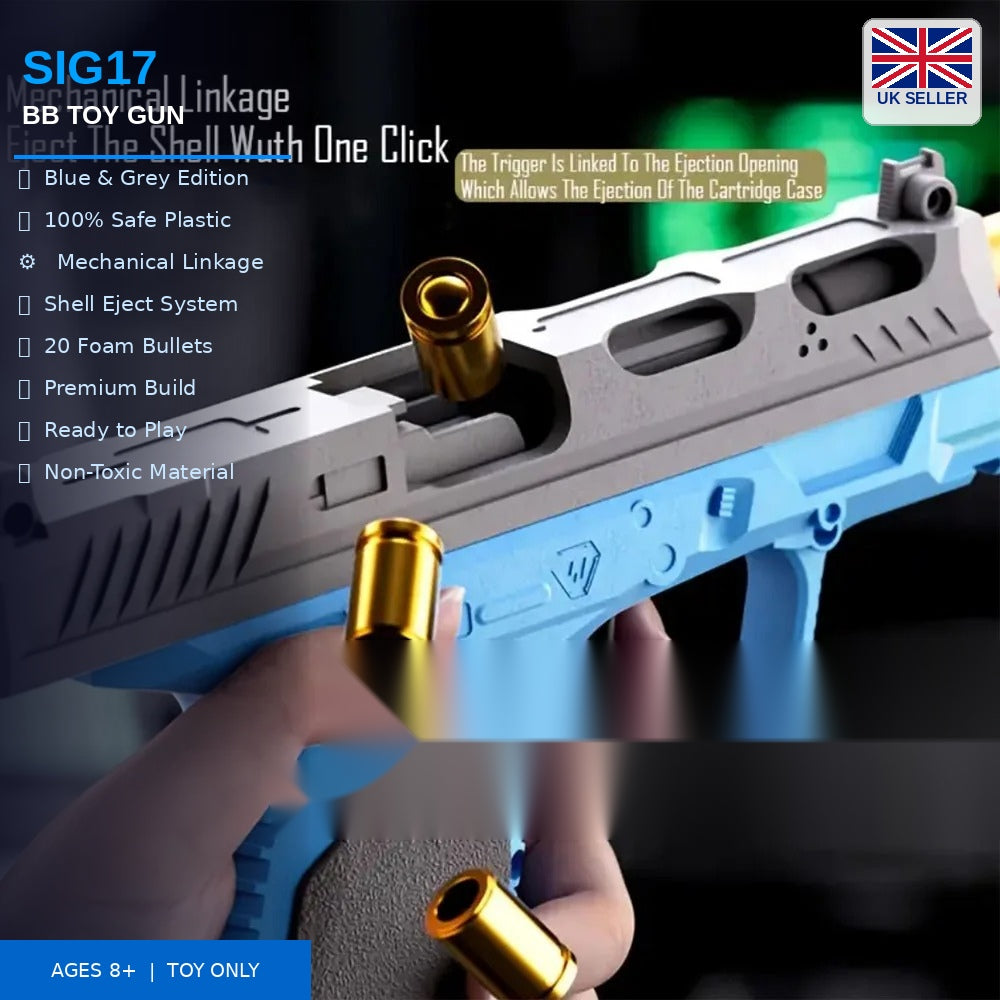 SIG17 BB Toy Gun Features – Safe Plastic Education Model Ages 8 Plus