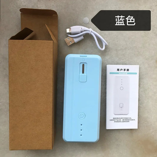 2 in 1 Mini Bag Sealer Rechargeable Bag Sealer Heat Seal with Cutter and Magnet Bag Resealer Machine for Plastic Bags Snack Bags