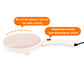 Mini Automatic Electric Crepe Maker Spring Cake Pie Cooker Non-Stick Pizza Griddle Pancake Pan Pot Baking Grill Cooking Plate EU