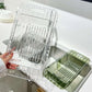 Kitchen Telescopic Drainage Rack, Vegetable Washing Basin, Drainage Basket, Household Filter Basket, Sink, Vegetable Basket