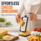 Multifunctional Cheese Grater with 3 Replaceable Blades Storage Box Cleaning Brush for Vegetable Fruit Chocolate Shredding