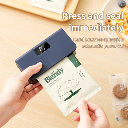 Mini Heat Bag Sealing Machine Plastic Bag Sealer Handheld Thermal Plastic Food Bag Sealing Portable Food Packaging Heat Sealer