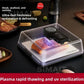 Type-C Fast Charging Defrost Box Quick Thaw Machine Frozen Meat Beef Seafood Rapid Defrosting Plate Kitchen Food Thawing Tool