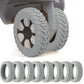 1/24Pcs Thicken Texture Silicone Wheels Protector for Luggage Reduce Noise Travel Luggage Wheels Cover Luggage Accessories
