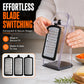 Multifunctional Cheese Grater with 3 Replaceable Blades Storage Box Cleaning Brush for Vegetable Fruit Chocolate Shredding