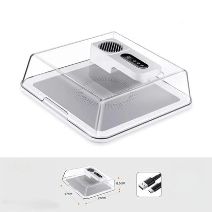 Type-C Fast Charging Defrost Box Quick Thaw Machine Frozen Meat Beef Seafood Rapid Defrosting Plate Kitchen Food Thawing Tool